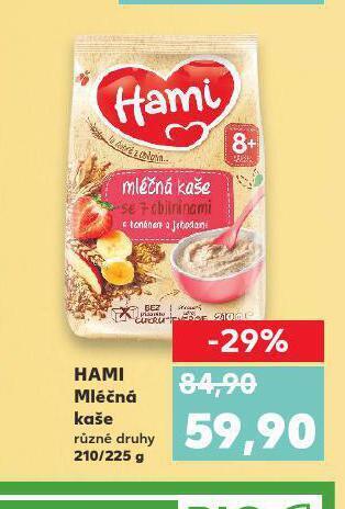 Kaufland Hami mléčná kaše nabídka