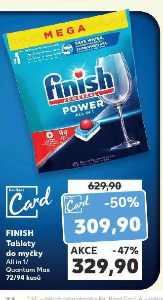 Kaufland Finish tablety do myčky nabídka