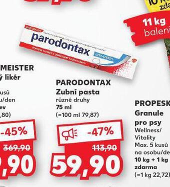 Kaufland Parodontax zubní pasta nabídka