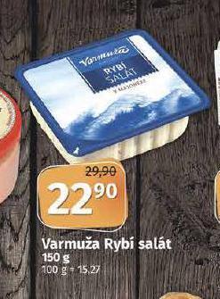 Coop Varmuža rybí salát nabídka