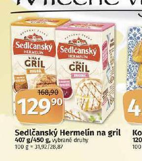 Coop Sedlčanský hermelín na gril nabídka