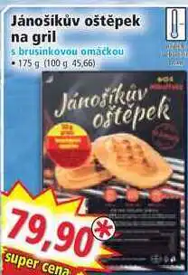 Norma Jánošíkův oštěpek na gril s brusinkovou omáčkou • 175 g nabídka