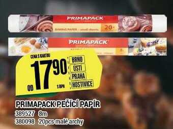 Tamda Foods Primapack pečící papír nabídka