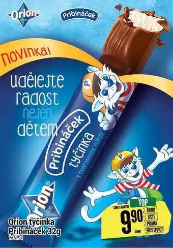 Tamda Foods Orion tyčinka pribináček 32g nabídka