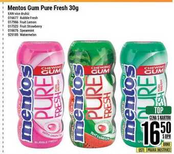 Tamda Foods Mentos gum pure fresh 30g nabídka