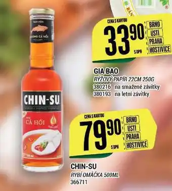 Tamda Foods Chin-su rybí omáčka 500 ml nabídka
