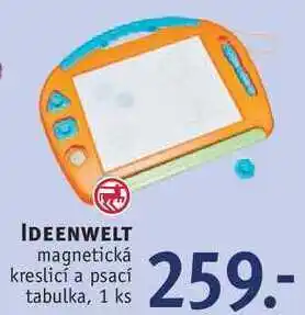 Rossmann Ideenwelt magnetická kreslicí a psací tabulka nabídka
