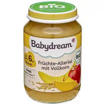 Rossmann Babydream ovocné pyré 190 g, vybrané druhy nabídka