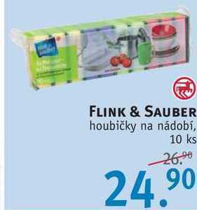 Rossmann Flink & sauber houbičky na nádobí, 10 ks nabídka