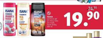 Rossmann Isana sprchový gel pro ženy nebo pro muže, 300 ml nabídka
