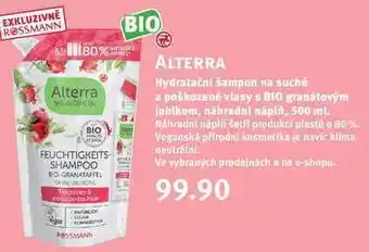 Rossmann Alterra hydratační šampon, 500 ml nabídka