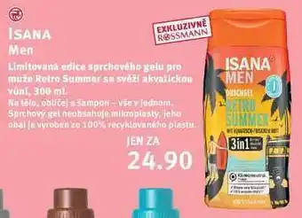 Rossmann Isana men sprchový gel, 300 ml nabídka