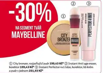 Teta Maybelline city bronzer, rozjasňující pudr nabídka