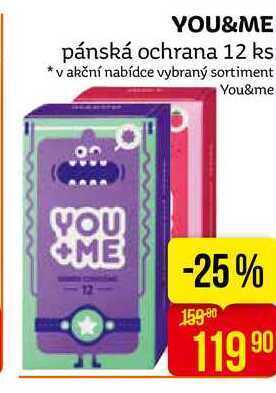 Teta You&me pánská ochrana 12 ks nabídka