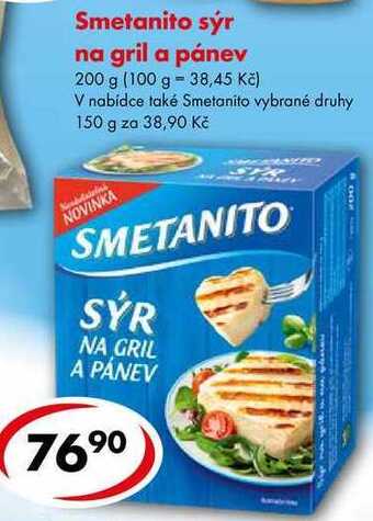 CBA Smetanito sýr na gril a pánev, 200 g nabídka