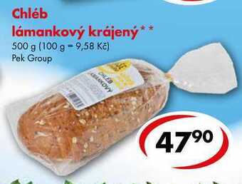 CBA Chléb lámankový krájený, 500 g nabídka