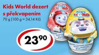 CBA Kids world dezert s překvapením, 70 g nabídka