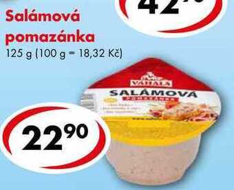 CBA Salámová pomazánka, 125 g nabídka