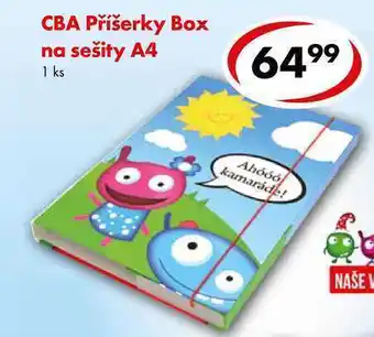 CBA Cba příšerky box na sešity a4 nabídka