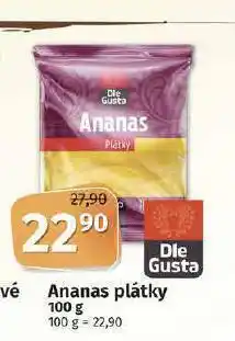 Coop Ananas plátky nabídka