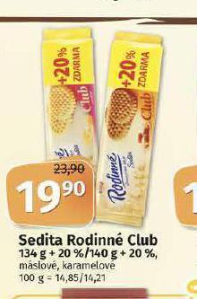 Coop Sedita rodinné club nabídka