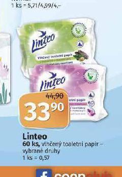 Coop Linteo vlhčený toaletní papír nabídka