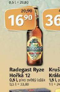 Coop Pivo radegast ryze hořká 12 nabídka