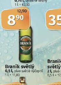 Coop Pivo braník nabídka