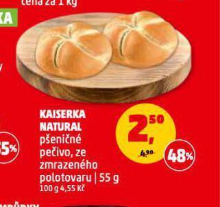 Penny Market Kaiserka natural nabídka