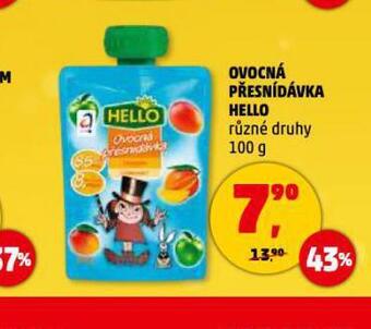 Penny Market Hello ovocná přesnídávka nabídka