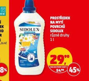 Penny Market Sidolux prostředek na mytí povrchů nabídka