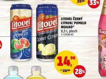Penny Market Litovel černý citron / pomelo nealko nabídka