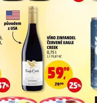Penny Market Víno zinfandel červené eagle creek nabídka