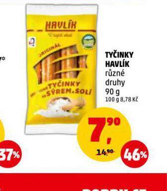 Penny Market Tyčinky havlík nabídka