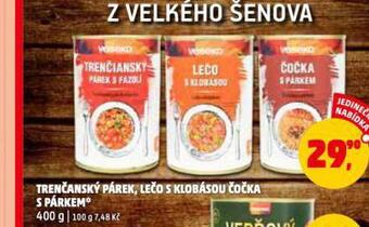 Penny Market Čočka s párkem nabídka