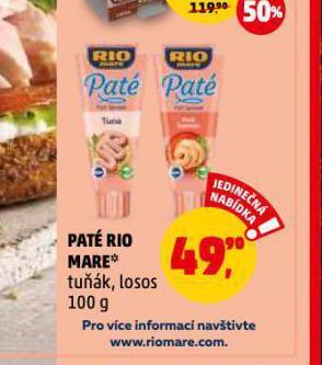Penny Market Paté rio mare nabídka