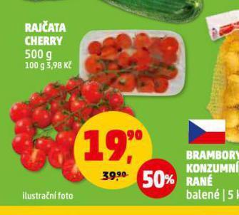Penny Market Rajčata cherry nabídka