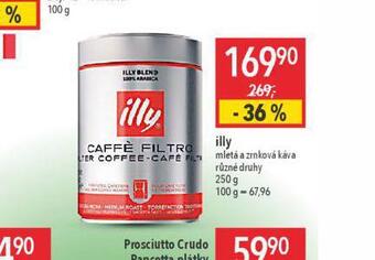 Globus Illy mletá a zrnková káva nabídka