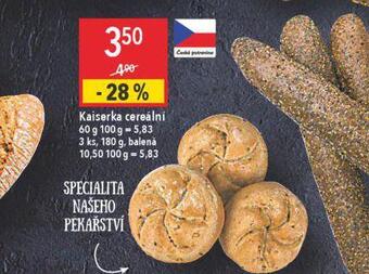 Globus Kaiserka cereální nabídka