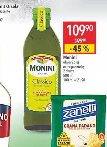 Globus Monini olivový olej nabídka