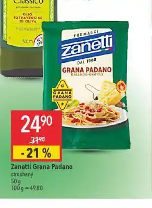 Zanetti grana padano strouhaný sýr
