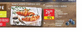 Globus Croissant se šlehačkou a borůvkovou náplní nabídka