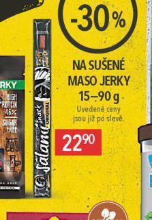 Globus Jerky sušené maso nabídka