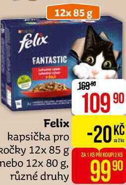 Teta Felix kapsička pro kočky 12x 85 g nabídka