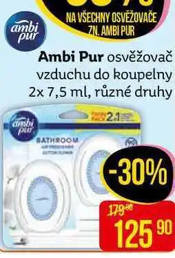 Teta Ambi pur osvěžovač vzduchu do koupelny 2x 7,5 ml, různé druhy nabídka