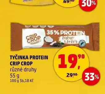 Penny Market Tyčinka protein crip crop, 55 g nabídka