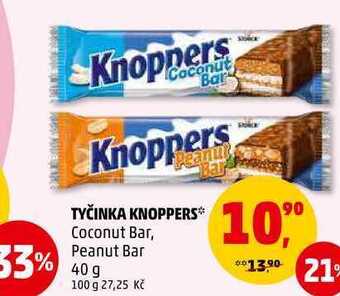 Penny Market Tyčinka knoppers, 40 g nabídka