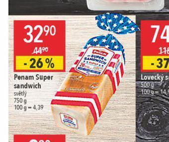 Globus Penam super sandwich nabídka