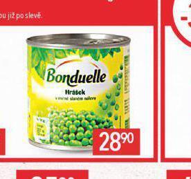 Globus Bonduelle hrášek nabídka