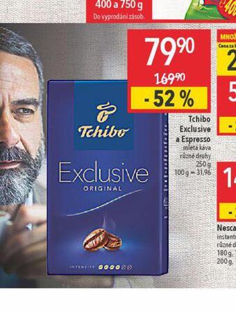 Globus Tchibo exclusive a espresso nabídka